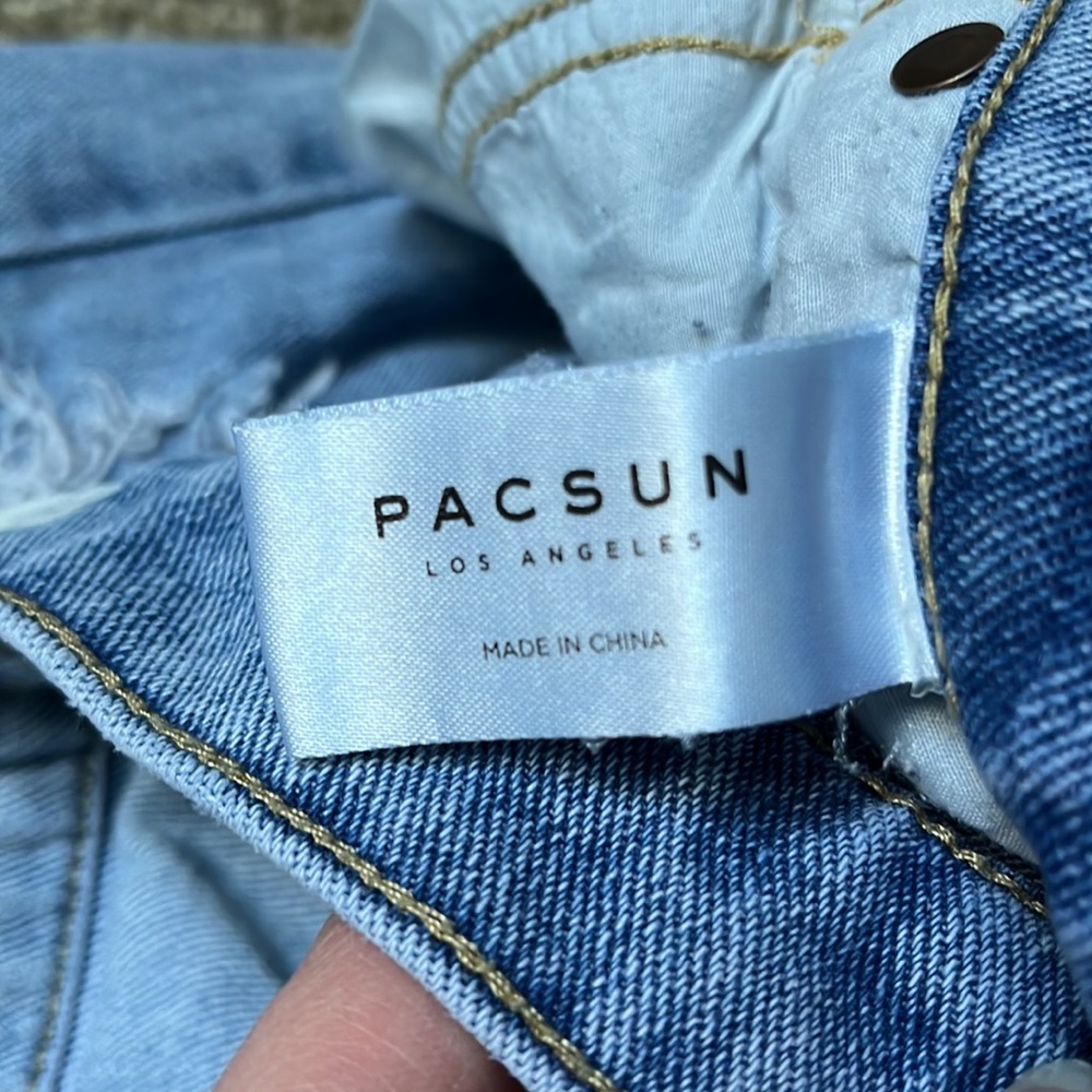 SOLD! PacSun ripped high rise straight jeans - Picture 10 of 16